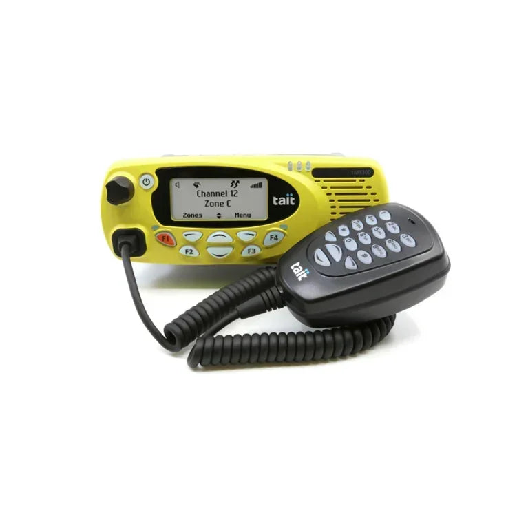 Collection of Tait TM9355 Radio yellow front keys in a gallery layout